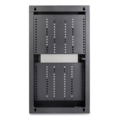 Tripp Lite SmartRack Low-Profile Vertical-Mnt Switch-Depth Wall-Mnt Structured Wiring Enclosure,3U,150lb Cap,BK,Ships in 7-10 Bus Days (SRWF6UMOD)
