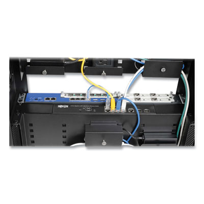 Tripp Lite SmartRack Low-Profile Vertical-Mnt Switch-Depth Wall-Mnt Structured Wiring Enclosure,3U,150lb Cap,BK,Ships in 7-10 Bus Days (SRWF6UMOD)
