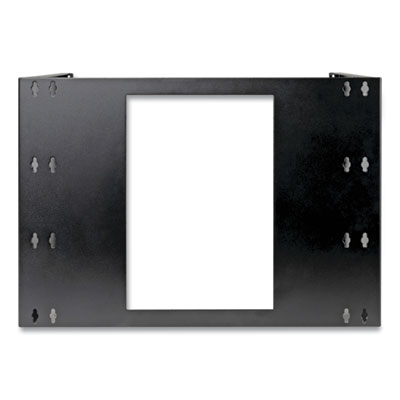 Tripp Lite Wall-Mount Bracket for Small Switches and Patch Panels, 8U, 35 lbs Capacity, Black, Ships in 7-10 Business Days (SRWO8UBRKT)