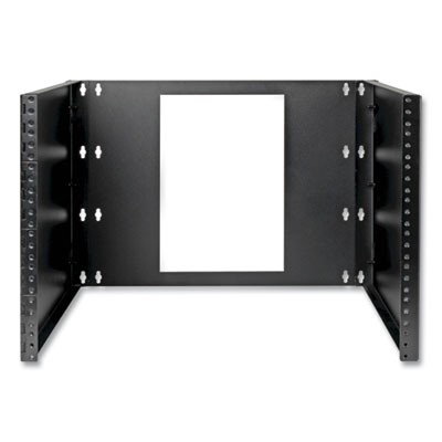 Tripp Lite Wall-Mount Bracket for Small Switches and Patch Panels, 8U, 35 lbs Capacity, Black, Ships in 7-10 Business Days (SRWO8UBRKT)
