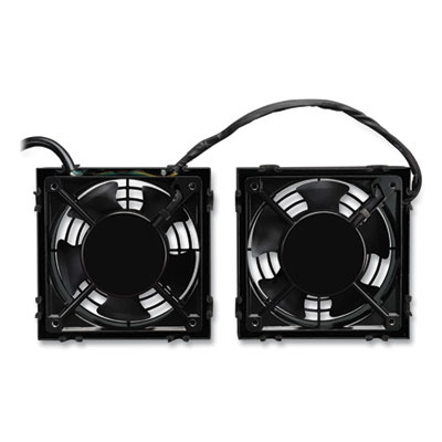 Tripp Lite SmartRack 2-Fan Wall-Mount Roof Fan Kit, 210 CFM, Black, Ships in 7-10 Business Days (SRXFANWM)