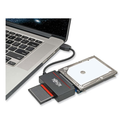 Tripp Lite CFast 2.0 Card Reader and SATA III Adapter, 5 Gbps, USB 2.0, Ships in 7-10 Business Days (TRPU338CFSATA5G)