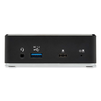 Tripp Lite Dual HDMI Dual Display USB-C Dock, 3.5 mm/HDMI/RJ45/USB-A/USB-C PD Charging, Black, Ships in 7-10 Business Days (U442DOCK20B)