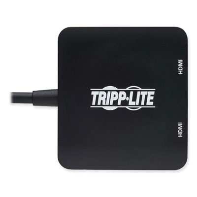 Tripp Lite USB-C HDMI Dual Display Adapter, HDMI/USB, Black, Ships in 7-10 Business Days (TRPU4442HMST4K6)