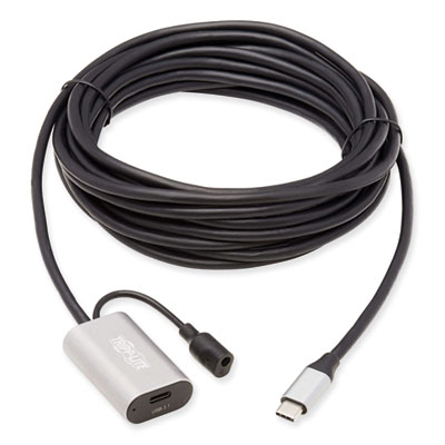 Tripp Lite USB-C Active Extension Cable, 16.4 ft, Black, Ships in 7-10 Business Days (TRPU33005MC2C)
