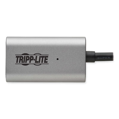 Tripp Lite USB-A Active Extension Repeater Cable with Aluminum Housing, 32.8 ft, Black, Ships in 7-10 Business Days (TRPU33010MAL)