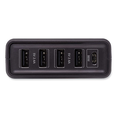 Tripp Lite 5-Port USB-C Charger, Black, Ships in 7-10 Business Days (TRPU280005WS4C1)