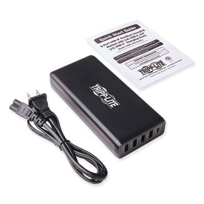 Tripp Lite 5-Port USB-C Charger, Black, Ships in 7-10 Business Days (TRPU280005WS4C1)