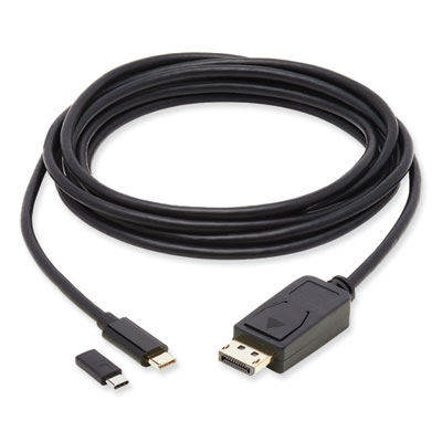Tripp Lite USB-C to DisplayPort Bi-Directional Adapter Cable, 10 ft, Black, Ships in 7-10 Business Days (U444010DPBD)