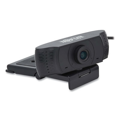 Tripp Lite USB Webcam for Laptops/Desktop PCs w/Microphone, 1920 pixels x 1080 pixels, 2 Mpixels, Black, Ships in 7-10 Business Days (AWC001)