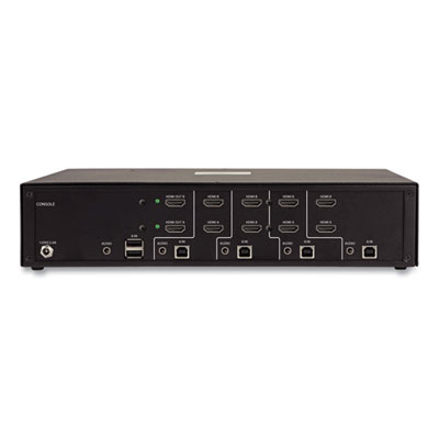 Tripp Lite 4-Port HDMI Dual-Monitor Secure KVM Switch, TAA Compliant, Ships in 7-10 Business Days (TRPB002AUH2A4)