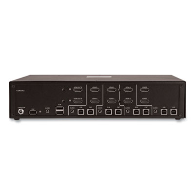 Tripp Lite 4-Port HDMI Dual-Monitor Secure KVM Switch with Common Access Card Port, TAA Compliant, Ships in 7-10 Business Days (TRPB002AUH2AC4)
