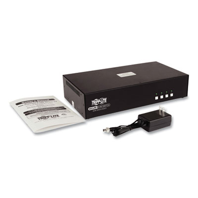 Tripp Lite 4-Port HDMI Dual-Monitor Secure KVM Switch with Common Access Card Port, TAA Compliant, Ships in 7-10 Business Days (TRPB002AUH2AC4)