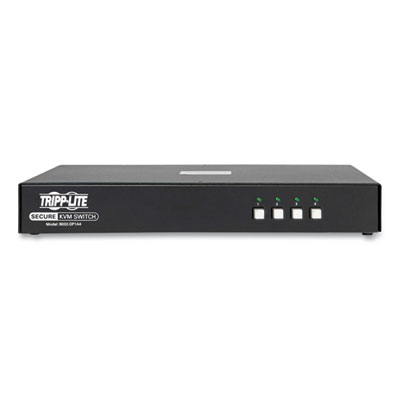 Tripp Lite 4-Port DisplayPort Secure KVM Switch, TAA Compliant, Ships in 7-10 Business Days (TRPB002DP1A4)