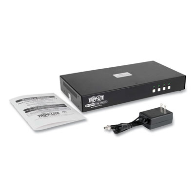 Tripp Lite 4-Port DisplayPort Secure KVM Switch, TAA Compliant, Ships in 7-10 Business Days (TRPB002DP1A4)