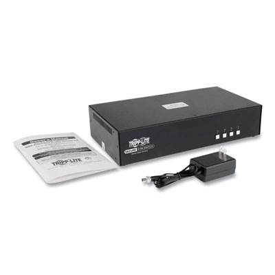 Tripp Lite 4-Port DisplayPort Dual-Monitor Secure KVM Switch with Common Access Card Port, TAA Compliant, Ships in 7-10 Business Days (B002DP2AC4)