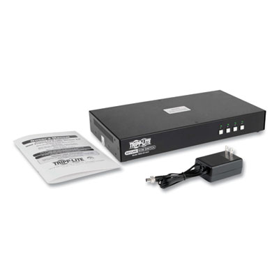 Tripp Lite 4-Port DVI Secure KVM Switch, TAA Compliant, Ships in 7-10 Business Days (TRPB002DV1AC4)