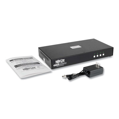 Tripp Lite 4-Port HDMI to DisplayPort Secure KVM Switch with Common Access Card Port, TAA Compliant, Ships in 7-10 Business Days (TRPB002HD1AC4)