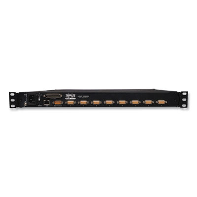 Tripp Lite 8-Port NetDirector 1U Rackmount Console KVM Switch w/ 19" LCD and IP Remote Access, TAA Compliant, Ships in 7-10 Bus Days (B020U0819IP)
