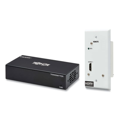 Tripp Lite DisplayPort to HDMI Over CAT6 Extender Kit w/ Box Transmitter/Wall Plate Receiver, TAA Compliant, Ships in 7-10 Business Days (B127A1A1BDFH)