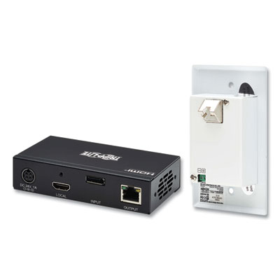 Tripp Lite DisplayPort to HDMI Over CAT6 Extender Kit w/ Box Transmitter/Wall Plate Receiver, TAA Compliant, Ships in 7-10 Business Days (B127A1A1BDFH)