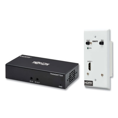 Tripp Lite HDMI Over CAT6 Extender Kit with Box Transmitter/Wall Plate Receiver, TAA Compliant, Ships in 7-10 Business Days (TRPB127A1A1BHFH)