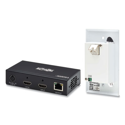 Tripp Lite HDMI Over CAT6 Extender Kit with Box Transmitter/Wall Plate Receiver, TAA Compliant, Ships in 7-10 Business Days (TRPB127A1A1BHFH)