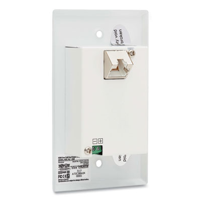 Tripp Lite 2-Port HDMI Over CAT6 Receiver Wall Plate, TAA Compliant, Ships in 7-10 Business Days (B127A2A0FH)