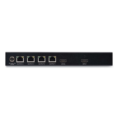 Tripp Lite 4-Port HDMI Over CAT6 Splitter/Extender, TAA Compliant, Ships in 7-10 Business Days (B127P004H)