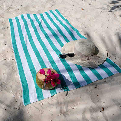 Cali-cabana Beach Towels 30x60 Green, Case Of 32 (CALICABANA-GRN-CS)