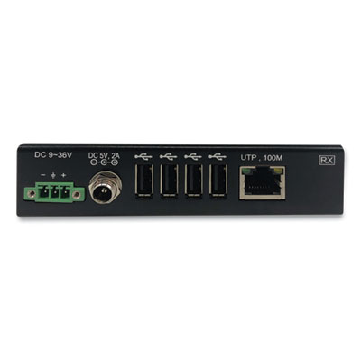 Tripp Lite 4-Port Industrial USB Over CAT6 Extender, 330 ft Range, TAA Compliant, Ships in 7-10 Business Days (TRPB203104INDER)