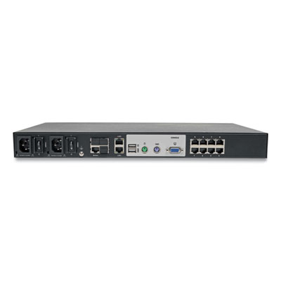Tripp Lite 8-Port CAT5 KVM Over IP Switch with Virtual Media, TAA Compliant, Ships in 7-10 Business Days (B06400801IPG)