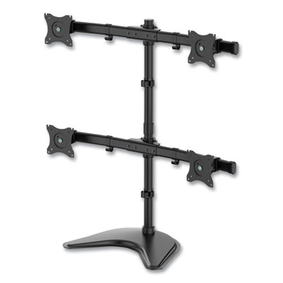 Tripp Lite Quad Display Desktop Monitor Stand for 27" Monitors, 31.7 x 12.4 x 32.2, Black, Supports 17.6 lb, Ships in 7-10 Business Days (DDR1327MQ)