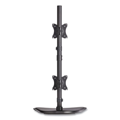 Tripp Lite Dual Vertical Display Desk Mount Monitor Stand for 27" Monitors, 17.1x12.4x32.2, Black, Supports 18lb, Ships in 7-10 Bus Days (DDR1527SDC)