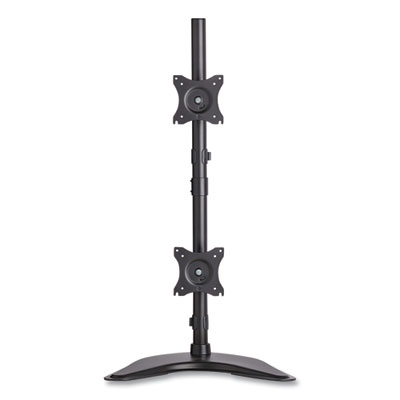 Tripp Lite Dual Vertical Display Desk Mount Monitor Stand for 27" Monitors, 17.1x12.4x32.2, Black, Supports 18lb, Ships in 7-10 Bus Days (DDR1527SDC)