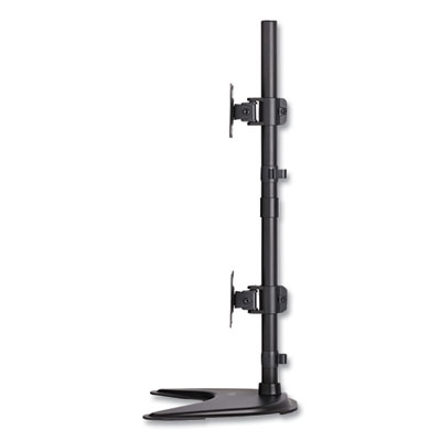 Tripp Lite Dual Vertical Display Desk Mount Monitor Stand for 27" Monitors, 17.1x12.4x32.2, Black, Supports 18lb, Ships in 7-10 Bus Days (DDR1527SDC)