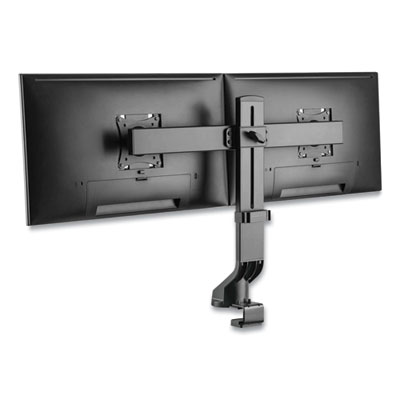 Tripp Lite Dual Display Monitor Arm w/Desk Clamp, 27", 360 Rotation, -10/+10 Tilt, BK, Supports 15.4lb, Ships in 7-10 Business Days (DDR1727DC)