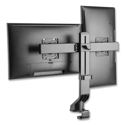 Tripp Lite Dual Display Monitor Arm w/Desk Clamp, 27", 360 Rotation, -10/+10 Tilt, BK, Supports 15.4lb, Ships in 7-10 Business Days (DDR1727DC)