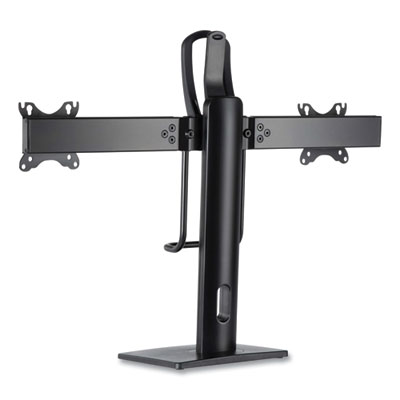 Tripp Lite Safe-IT Precision-Placement Desktop Mount w/ Antimicrobial Protection, 27", BK, Supports 13.2 lb, Ships in 7-10 Bus Days (TRPDDVD1727AM)