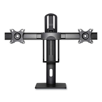 Tripp Lite Safe-IT Precision-Placement Desktop Mount w/ Antimicrobial Protection, 27", BK, Supports 13.2 lb, Ships in 7-10 Bus Days (TRPDDVD1727AM)