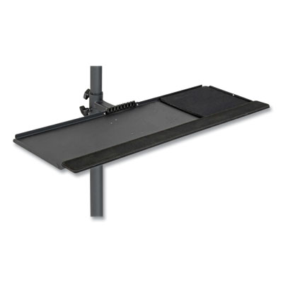 Tripp Lite Mobile Workstation with Monitor Mount, 25.7" x 21" x 17" to 32", Black, Ships in 7-10 Business Days (DMCS1732S)
