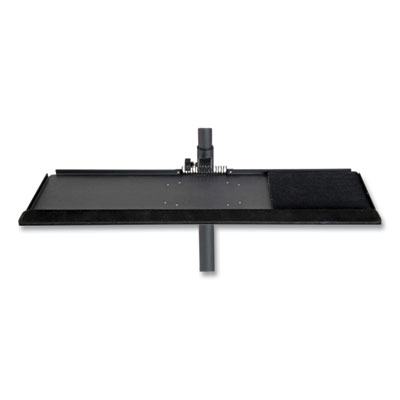 Tripp Lite Mobile Workstation with Monitor Mount, 25.7" x 21" x 17" to 32", Black, Ships in 7-10 Business Days (DMCS1732S)