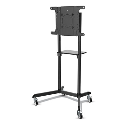 Tripp Lite Rolling TV/Monitor Cart for Flat-Screen Displays w/Portrait/Landscape Mount,154lb Cap,36.2x7.6x64.2,BK,Ships in 7-10 Bus Days (DMCS3770ROT)