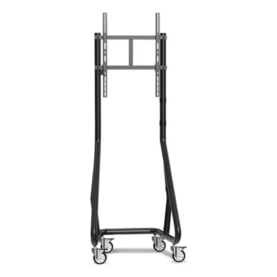 Tripp Lite Heavy-Dty Streamlined Portrait Mobile Cart/Flat-Panel Displays, Metal, 220lb Cap, 26.5x21.8x67.65, BK, Ships in 7-10 Bus Days (DMCSP4560HDS)