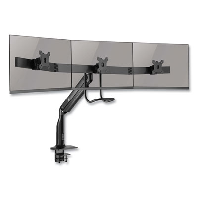 Tripp Lite Safe-IT Triple Display Precision Desk Mount,32" Monitor,-90/+90 Rotation,-22/+45 Tilt,BK,14lb Cap, Ships in 7-10 Bus Days (TRPDMPDT1732AM)