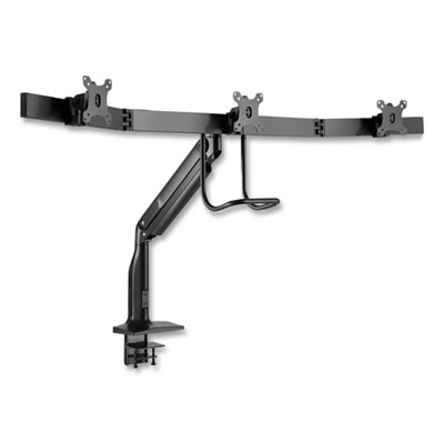 Tripp Lite Safe-IT Triple Display Precision Desk Mount,32" Monitor,-90/+90 Rotation,-22/+45 Tilt,BK,14lb Cap, Ships in 7-10 Bus Days (TRPDMPDT1732AM)