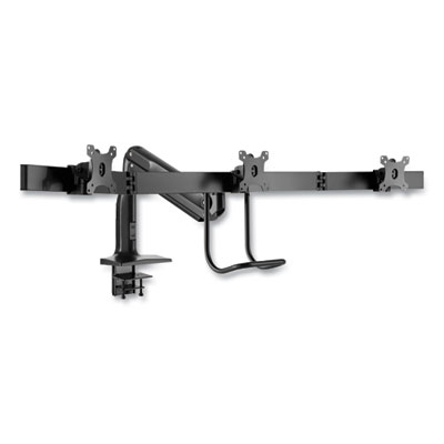 Tripp Lite Safe-IT Triple Display Precision Desk Mount,32" Monitor,-90/+90 Rotation,-22/+45 Tilt,BK,14lb Cap, Ships in 7-10 Bus Days (TRPDMPDT1732AM)