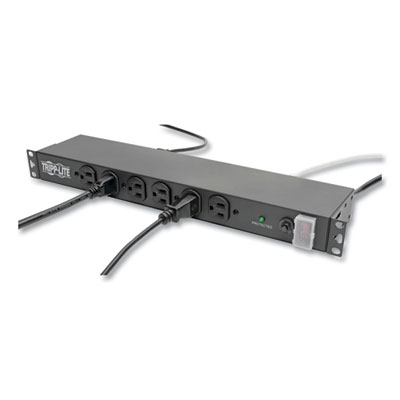 Tripp Lite 14-Outlet Economy Network Server Surge Protector, 14 AC Outlets, 15 ft Cord, 3,000 J, Black, Ships in 7-10 Business Days (DRS1215)