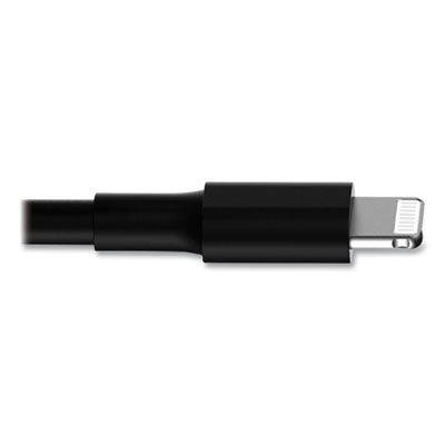 Tripp Lite USB-A to Lightning Sync/Charge Cable, 10", Black, 10/Pack, Ships in 7-10 Business Days (M10010NBK10)
