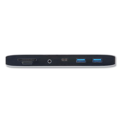 Tripp Lite Thunderbolt 3 Dock w/USB-C Compat and Dual Display,3.5mm/DisplayPort/Micro SD/RJ45/SD/USB/USB-C,BK/GY, Ships in 7-10 Bus Days (TRPMTB3DOCK03)
